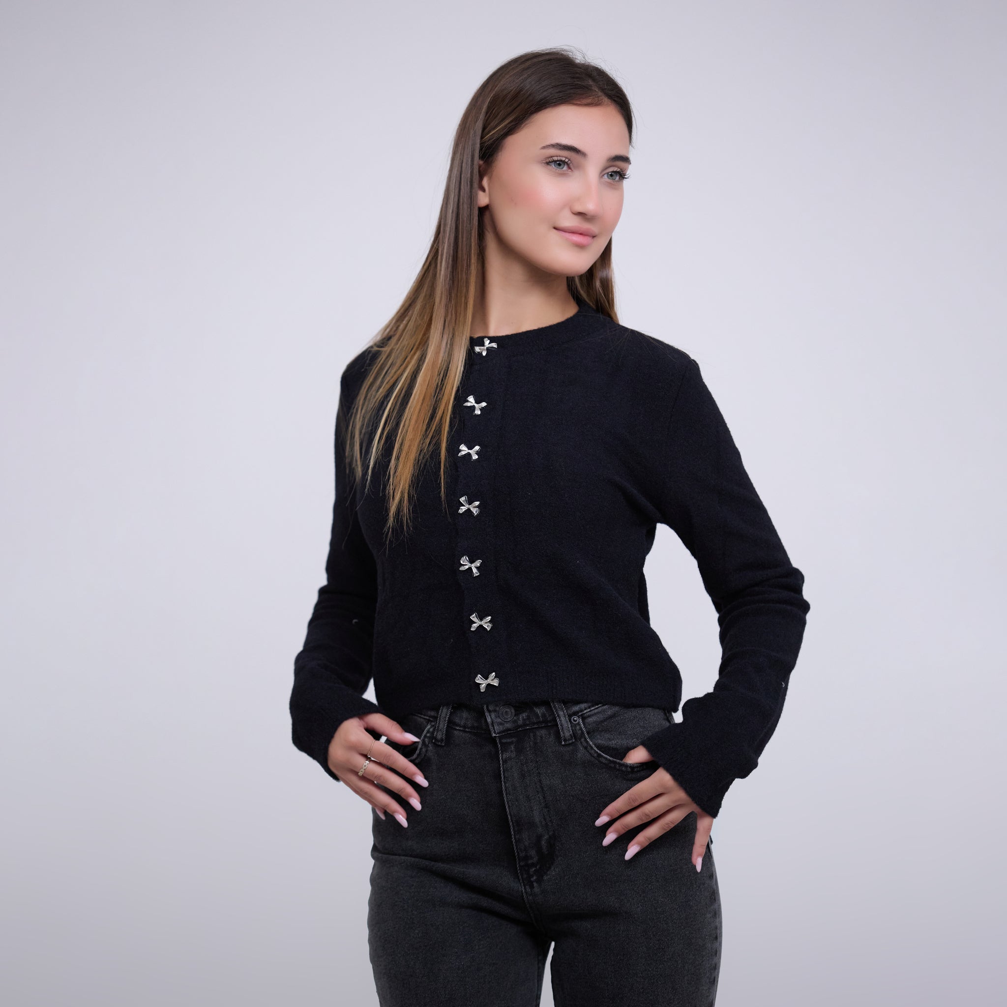 Bow Cardigan