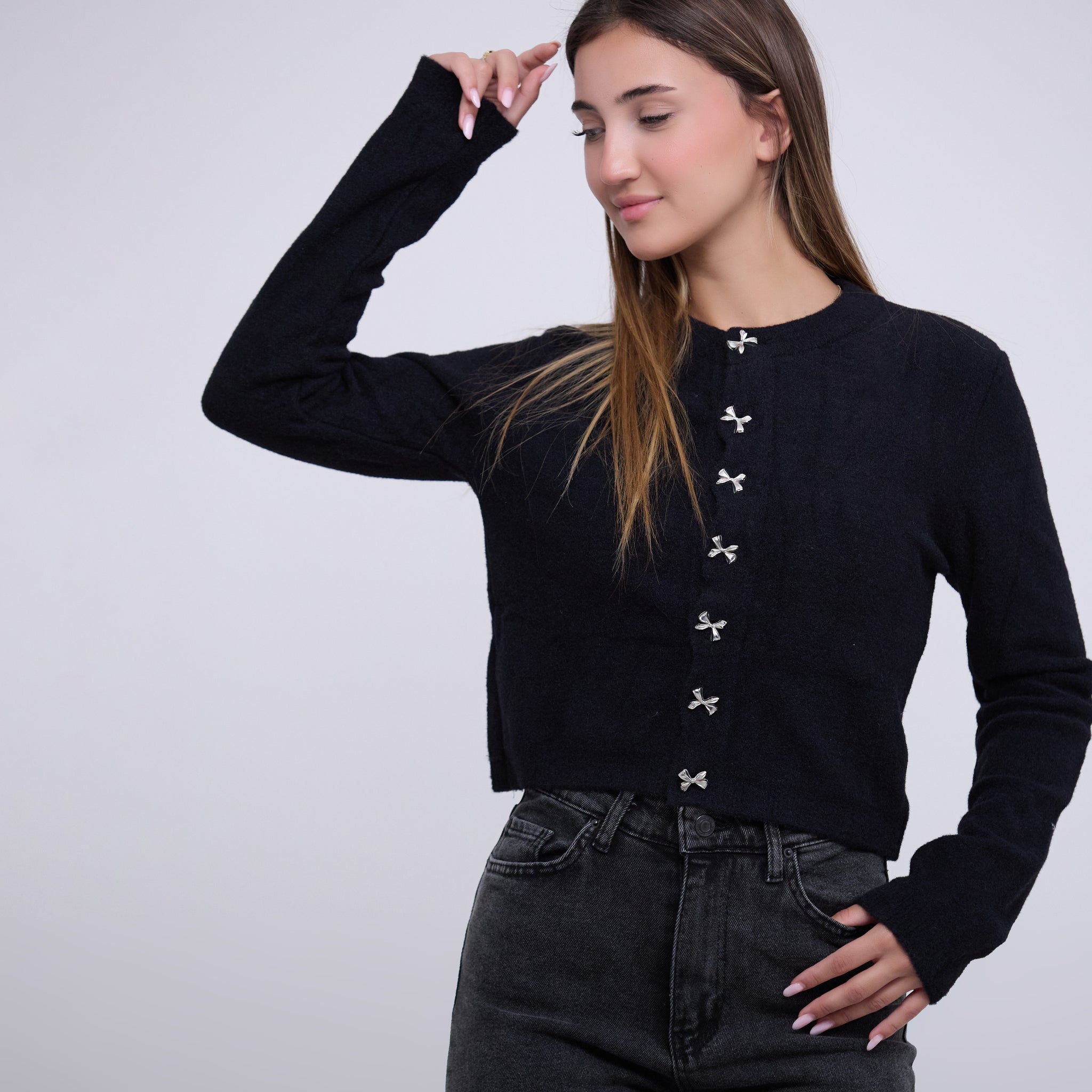 Bow Cardigan